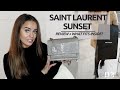 Saint Laurent Sunset Medium Review | What fits inside? | What's in my bag YSL Sunset Edition