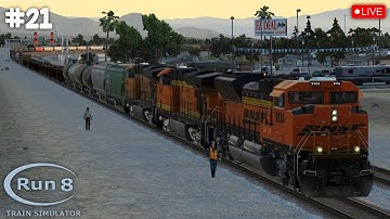 Run8 Train Simulator V3 #21 (Streamed 28-10-22 Part 3/3) Taking Outbound Train to San Bernardino