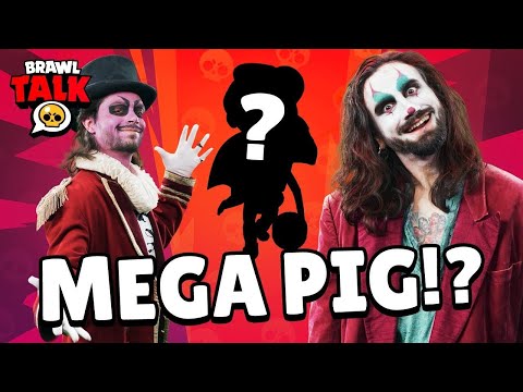 Brawl Stars: Brawl Talk - MEGA PIG, Spider Brawler, and BIZARRE Skins! Brawl-O-Ween 🎃