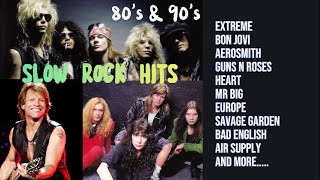SLOW ROCK HITS 80s & 90s | GREATEST HITS ROCK BALLAD