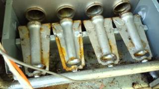 Lennox gas valve and burner repair