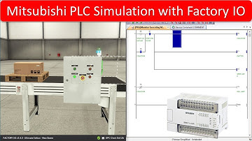 How to Connect Mitsubishi PLC with Factory IO Simulation | GX Work2 | Mitsubishi PLC | Tutorial