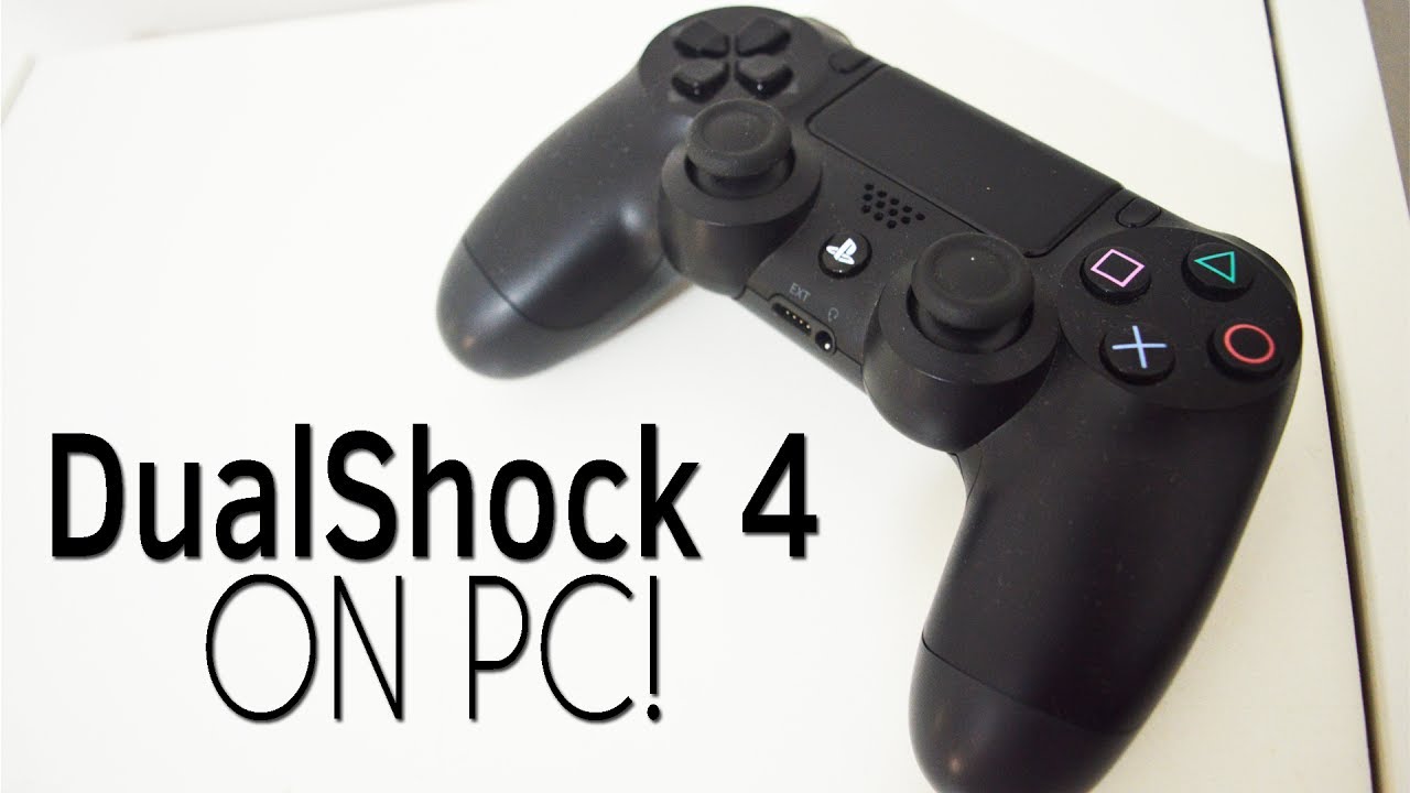 How to use PS4 controller on PC (windows 7/8/8.1/10) -