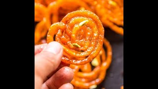 Crunchy Kesariya Jalebi | Desi Ghee Jalebi