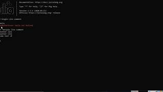 Famous Comments in Julia  - Single and Multiple Lines -  Julia Tutorial for Data Science Lesson 2 Wealth