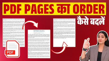PDF Pages का ऑर्डर कैसे बदलें | Reorder or Rearrange Pages in a PDF File Easily #rearrangepdf