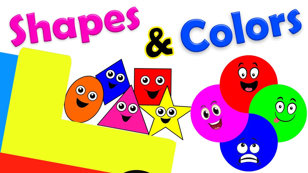 Best Learning Videos for Toddlers | Learn Shapes with Colors | Shapes ...
