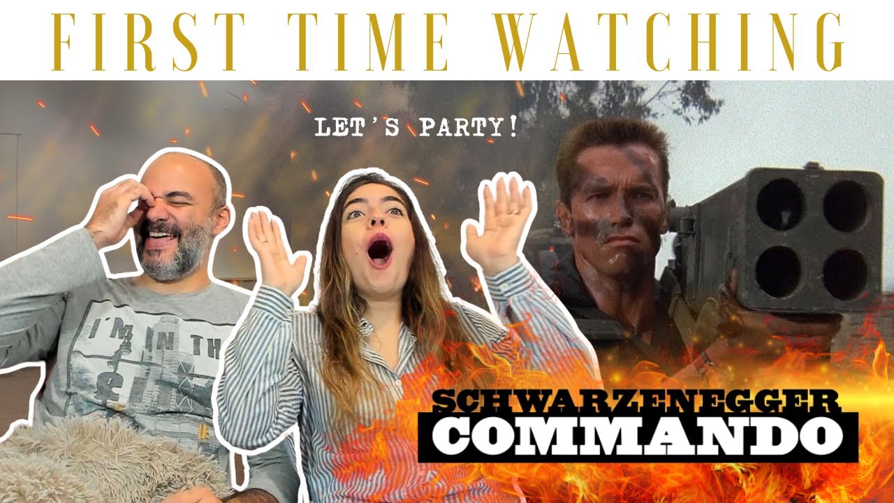 😁 Wife has SO MUCH FUN watching * COMMANDO * for the first time | Movie Reaction
