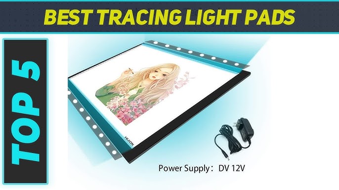 Voilamart A2 LED Light Box Tracer, 12V Ultra Bright 3-Level