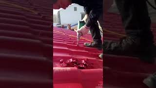 How to install ASA PVC Roof Tile on the House