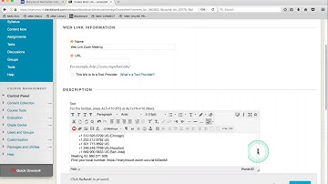 Blackboard - Web Link - Zoom