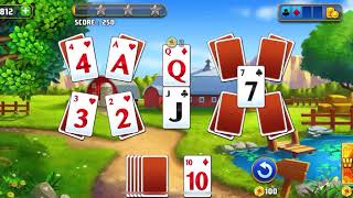 LETS PLAY SOLITAIRE TRIPEAKS FARM ADVENTURE PLAYING CARD MOBILE GAME GAMEPLAY NO COMMENTARY FIRST 5 screenshot 5