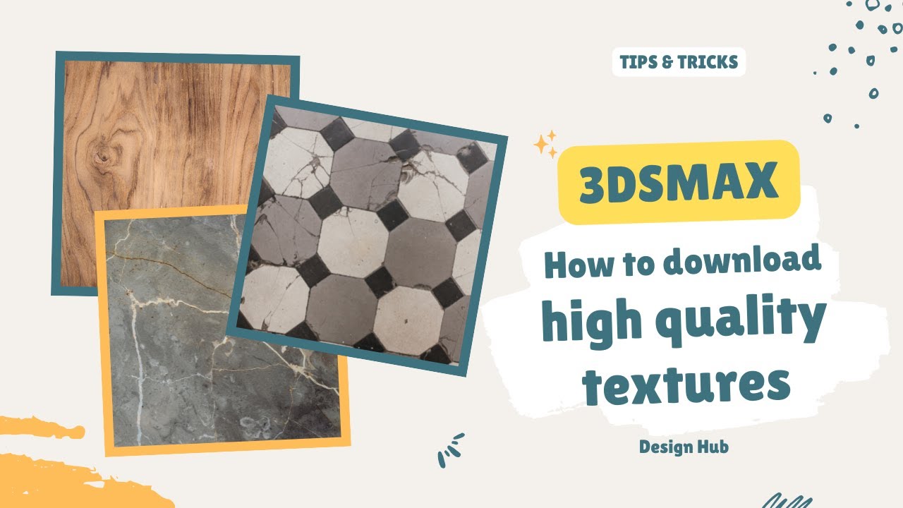 How to get high quality textures and maps for 3DsMax I طريقة تحميل ...