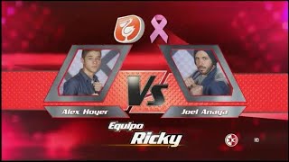 Alex Hoyer vs Joel Anaya (las batallas La voz Mexico 2014)