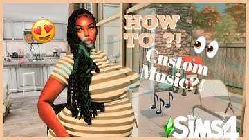 How To?! 👀Custom Music?! 🎶🔥Tutorial | The Sims 4