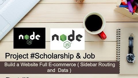 Build a website Full E-commerce ( Sidebar/TabBar Routing And Data Render ) Part #2