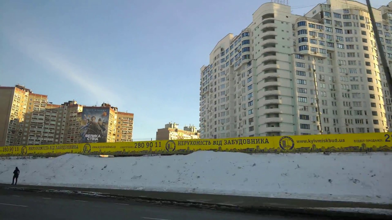 из окна такси