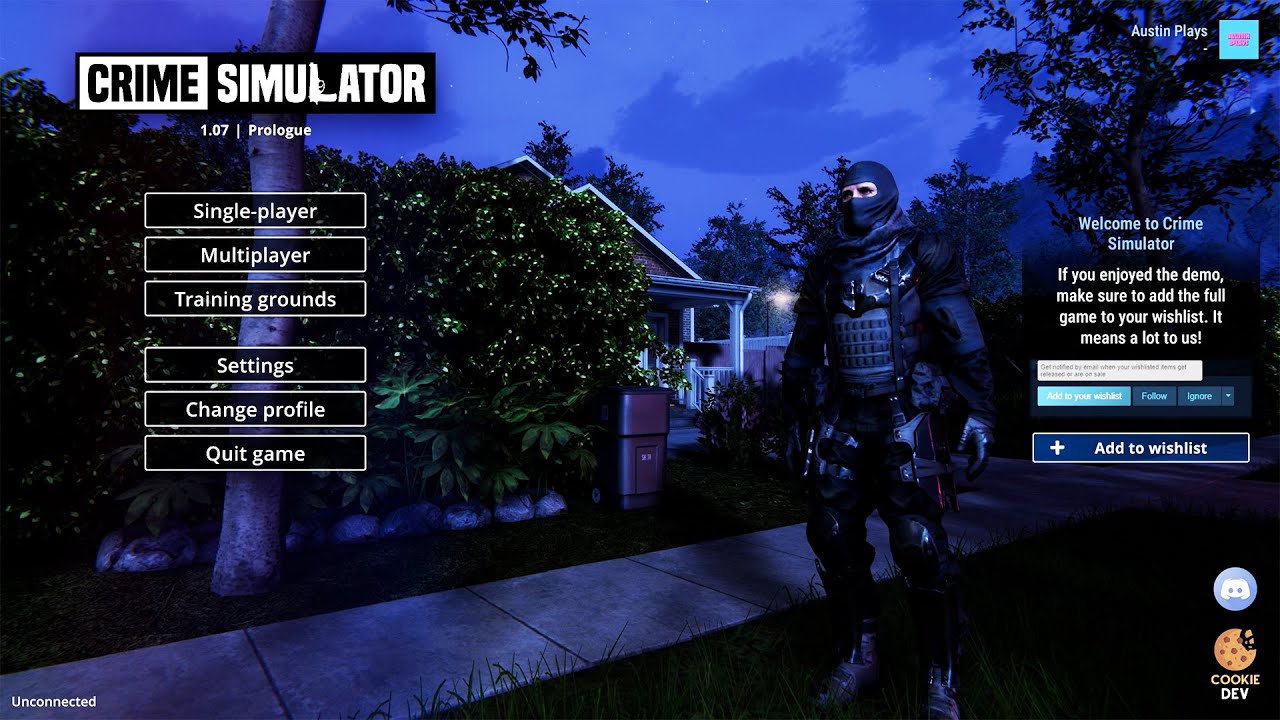 Unity Project Crime Simulation Crime Simulator - Part 1 - Becoming The Worst Criminal! - YouTube