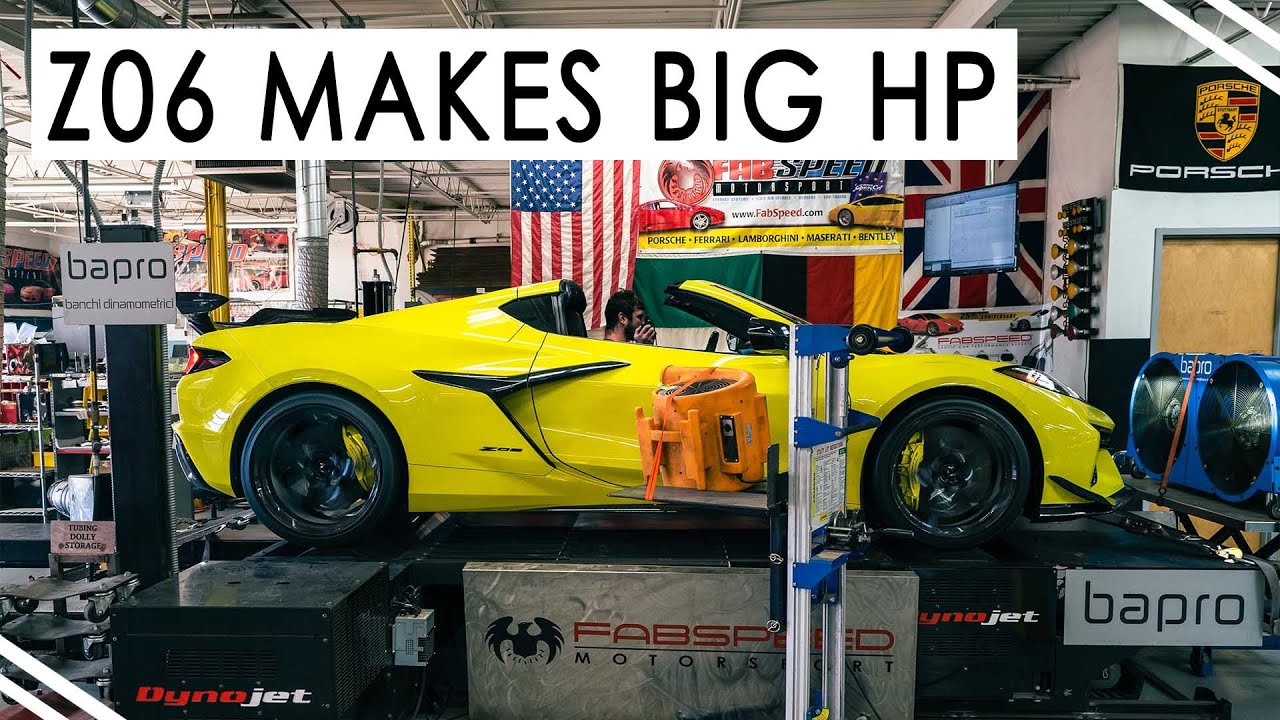 Streetspeed717 Drops Off the First Z06 at Fabspeed Motorsport | Makes Huge Dyno Numbers!
