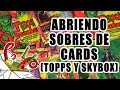 Abriendo sobres de cromos y cartas (Toxic Crusaders, Power Rangers, Casper...)