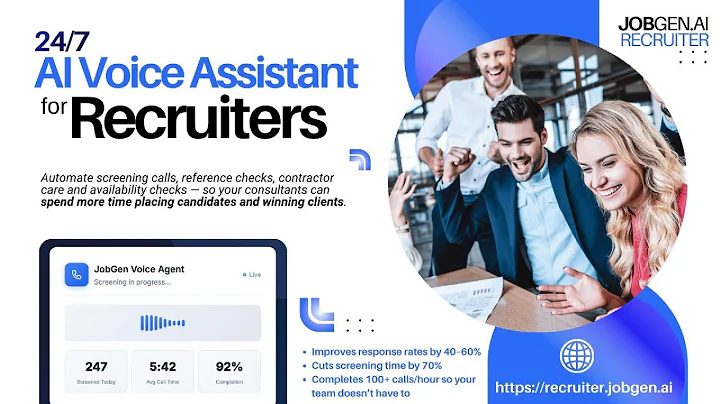 AI That Makes Screening Calls for Recruiters — Live JobGen.AI Demo