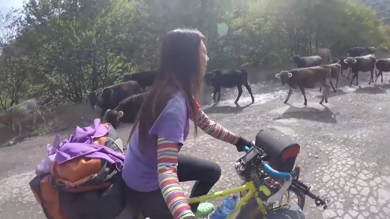 Cycling Adventure at Beautiful Mountain Georgia Vlog  - 아름다운 조지아에서 자전거 모험