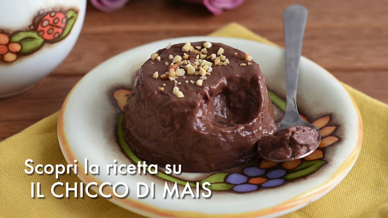 Budino al cioccolato senza uova e senza colla di pesce | Il chicco di mais