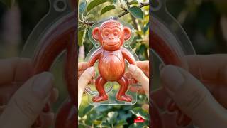 Monkey Shaped Apple 🍎🐵 | Amazing Fruit Mold Growing Timelapse