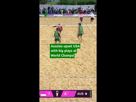 Aussies Upset USA At Beach Volleyball World Champs