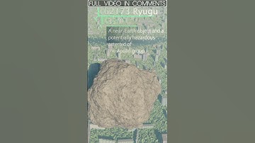 162173 Ryugu asteroid rendered in Blender