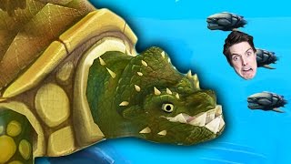 GIANT KILLER TURTLE! (Feed and Grow: Fish)