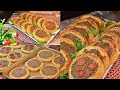 فطائر اللحمه بالطحينه(الراشي) بعجينه قطنيه لكافة انواع المعجنات.Meat with Tahini Pies