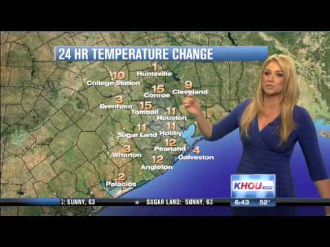 Houston Forecast: Breezy, sunny Friday - YouTube