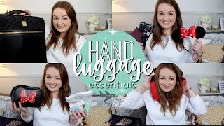 INFLIGHT LONG HAUL ESSENTIALS ✈ | WHAT'S IN MY HAND LUGGAGE? ♡ | Brogan Tate