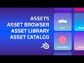 Speed UP your work in Blender. Asset Library. Asset Browser etc.