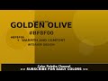 Discover Golden Olive: Your New Cozy Color!