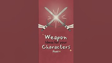 different weapon inspiration for your characters, part 4 ⚔️#writing #originalcharacter #oc #art
