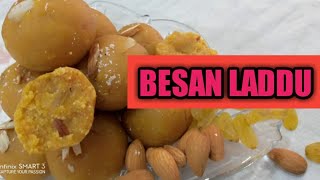 Besan ke Laddu recipe | How to Make Besan ke Laddu | حلوائی جیسے بیسن کے لڈو بنانے کا طریقہ