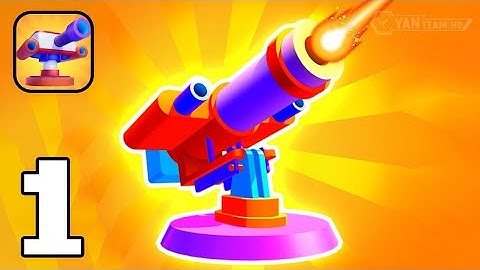 Merge Shooting Tower - Gameplay Walkthrough Part 1 Tutorial Merge Defense (Android,iOS)