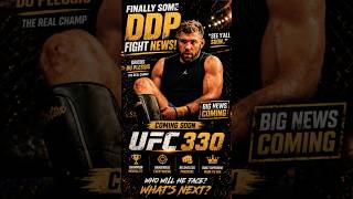 DDP fight news aa rahi hai 😳 UFC 330 me comeback? #shorts