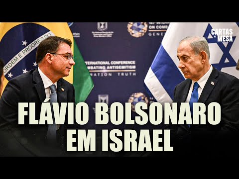 Flávio Bolsonaro chama Lula de antissemita em Israel