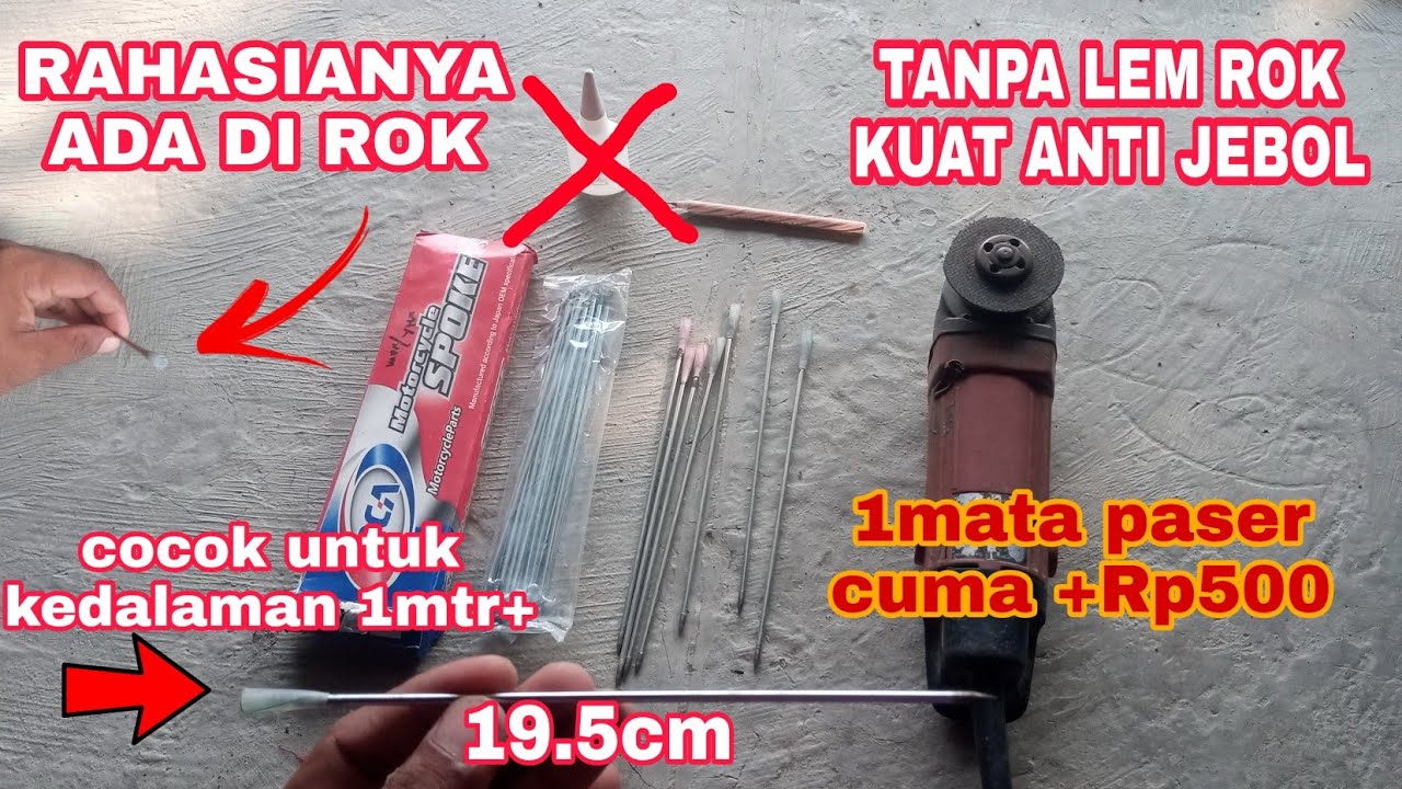 CARA MEMBUAT MATA PASER IKAN