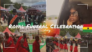 How Ghanaians Pay Last Respect When A Royalty Passes On |CEO of Nyarkoba Nyarko Royal Hotel OBOKwahu