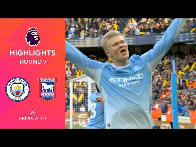 Manchester City - Ipswich Town 3:2 | PREMIER LEAGUE (7. kolo) | 17. oktobar 2026.