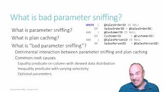 Celebrity Bad Parameter Sniffing - what is it, and what can you do about it? Net Worth