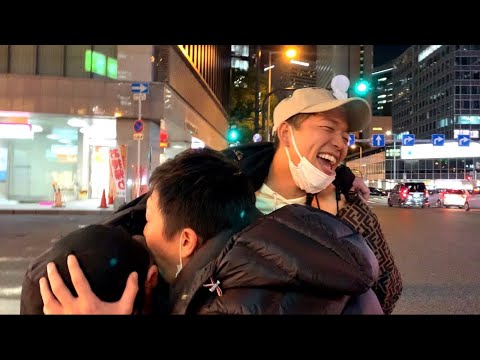 酔っ払ってる後輩にキ○マークつけてみた