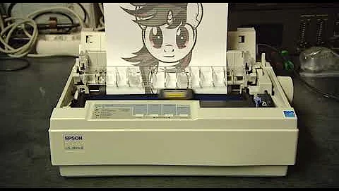 EPSON LQ-300+II color test