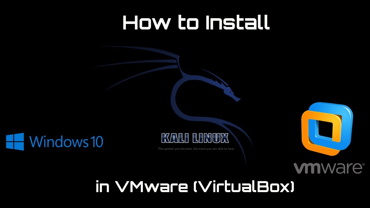 How to Install Kali Linux in VMware (VirtualBox) | Windows 10 ,7,8,8.1 ...