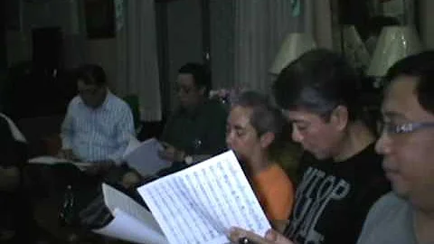 PASKO NA SINTA KO - raw rehearsal video by the UP Concert Chorus Alumni