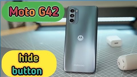 How To Hide Navigation Button In Moto G42, Hide Back Button Setting In Moto G42,